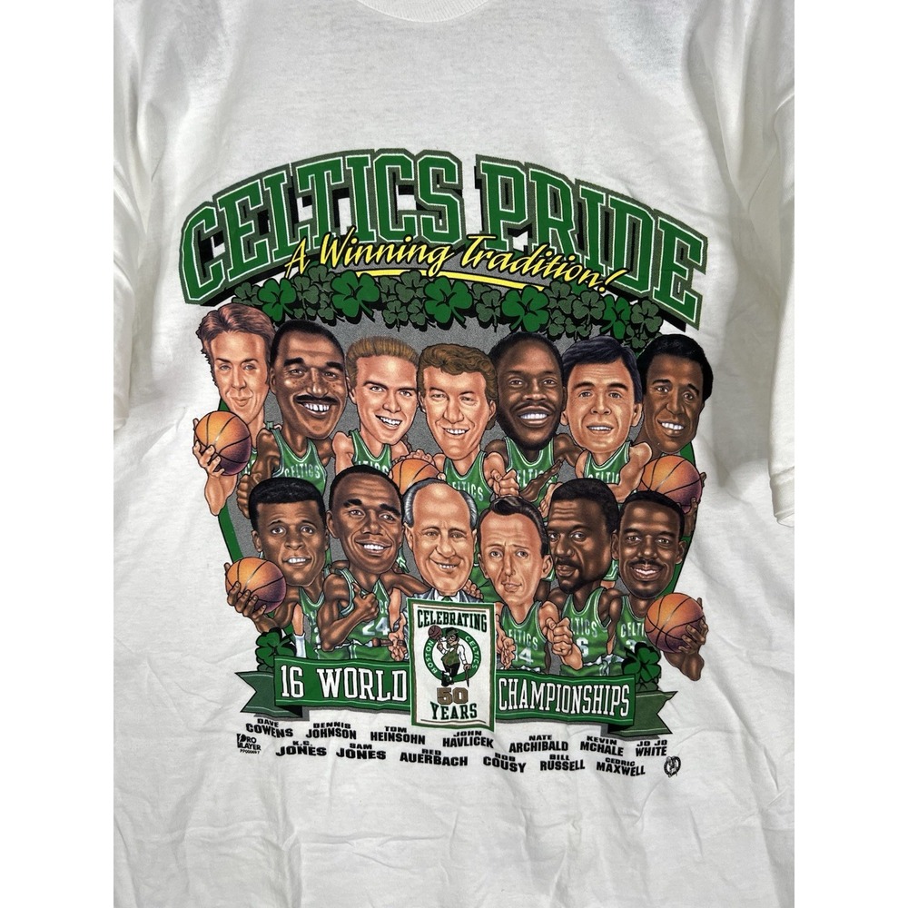 Boston Celtics Pride A Winning Tradition 50 Years T-Shirt men's size XL - Picture 3 of 7